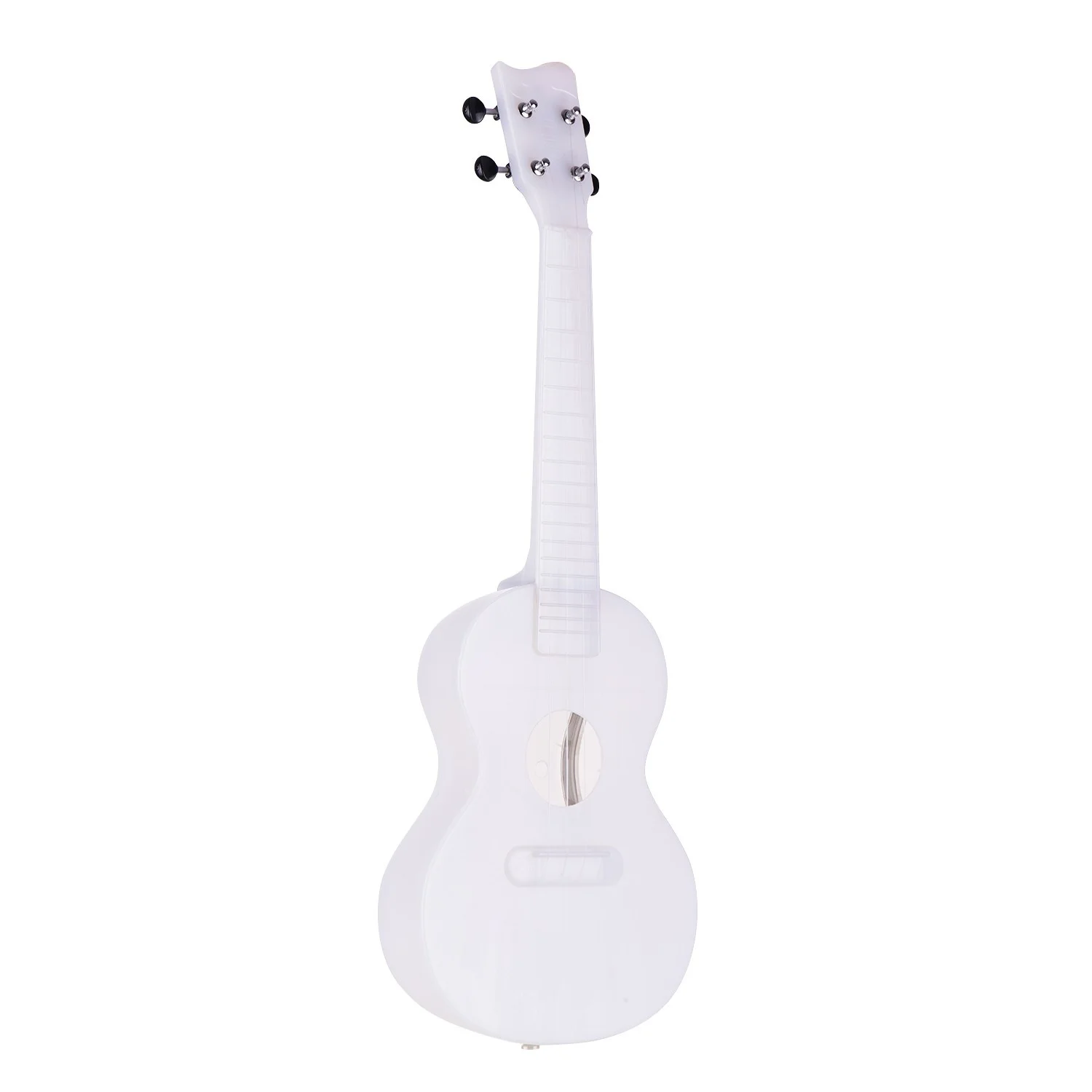 SU-30 23 Inch Concert Ukulele Colorful LED Lighting Smart Ukelele Uke Carbon Strings with Gig Bag USB Charging Cable