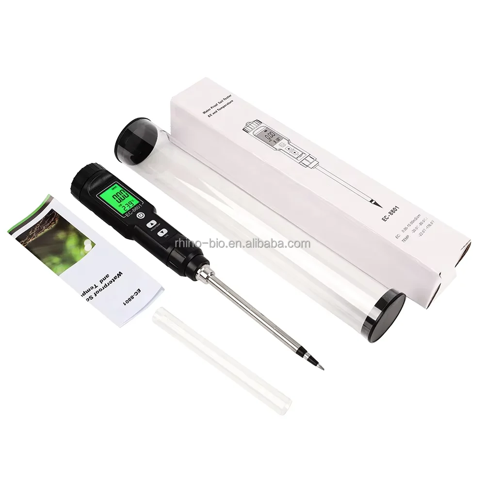 Best Price Price EC Temp 2 in 1 Soil Tester for Garden Potted Plants Horticultural Agriculture Farm
