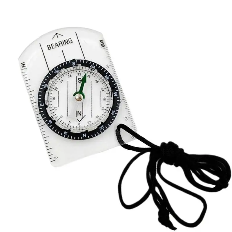 Compass Outdoor Gadget Navigation Hiking Compass Camping Orienteering Backpacking Map Reading Compass for Scout Kids