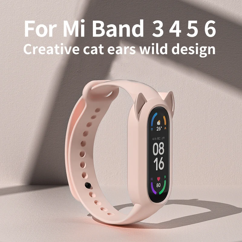 NEW Watchband For Mi Band 9 8 7 6 5 4 3 Bracelet Xiaomi Mi Band Strap Silicone Sport Replacement Wristband Smartwatch Accessory