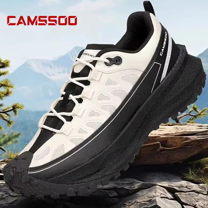

CAMSSOO outdoor hiking shoes men's trekking boots lightweight breathable climbing runningshoes off-road cushioning sneakers