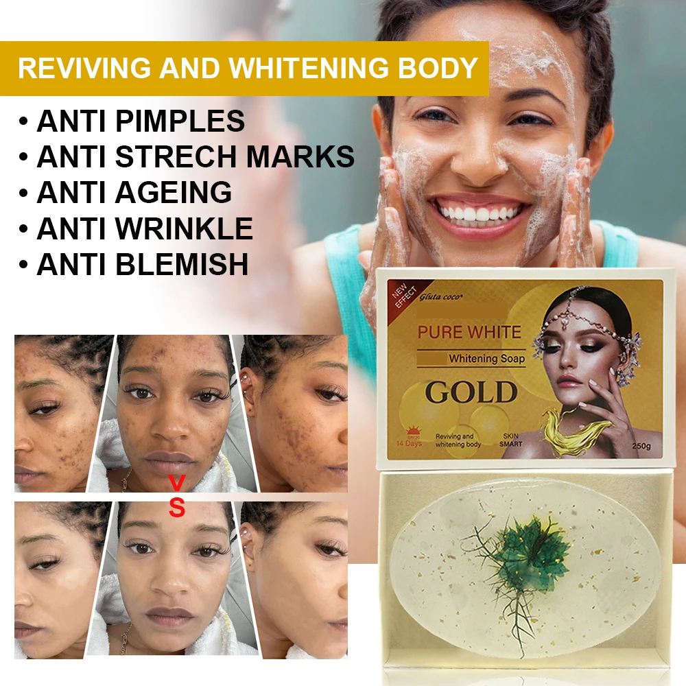 [2025.04 Baru! ] Sabun Pemutih G5D ANTI Jerawat/Penuaan/Kerut/Noda/Strech Mark