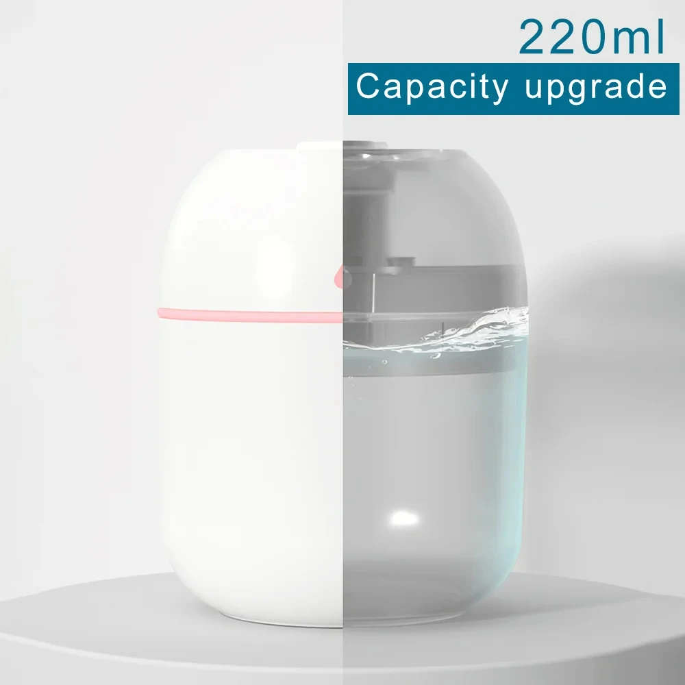 Mini Portable Water Drop Air Humidifier USB Desktop Indoor Household Mute Air Atomization Humidifier Ambient Light Humidifier image 4