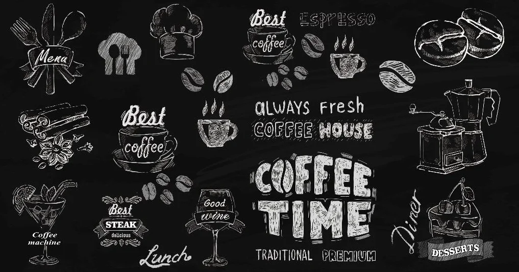 custom mural  photo wallpaper Retro Nostalgic Street style Cuisine Coffee shop Backdrop wallpaper