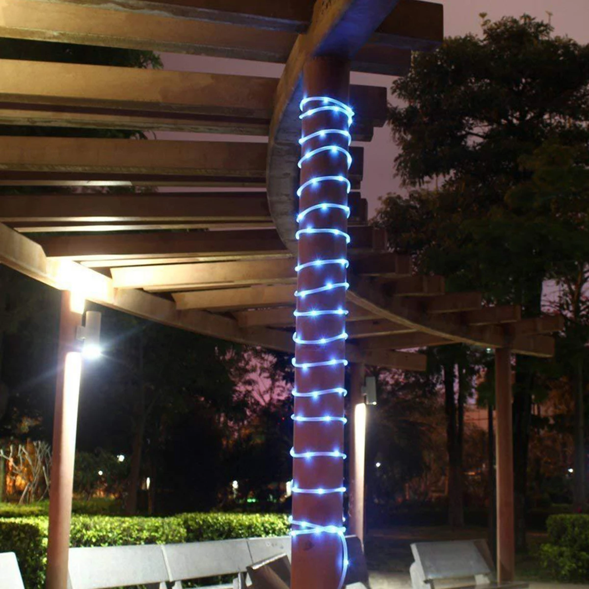 

Outdoor Waterproof LED Lights Solar String Lights Universal Night Lights for Christmas Garden Patio (100 Lights Pure White)