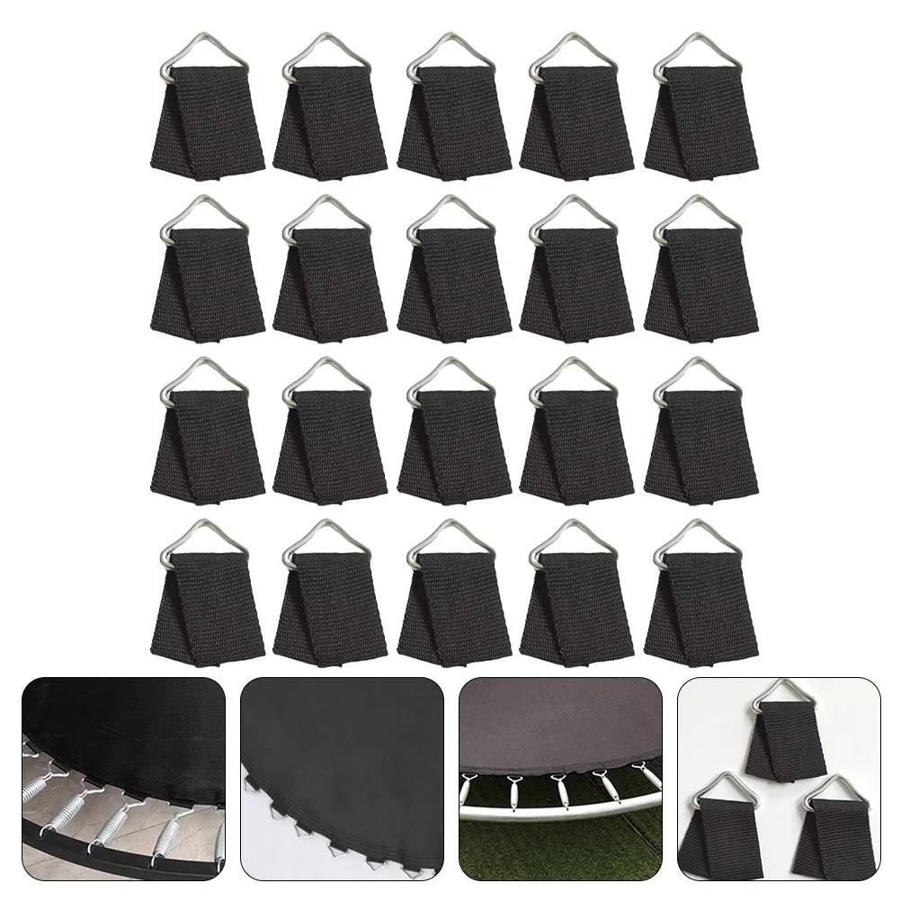 

30 Sets Trampoline Triangle Ring Iron Hook Rings Replacement Buckle Outdoor Accessories Locking Buckles DIY