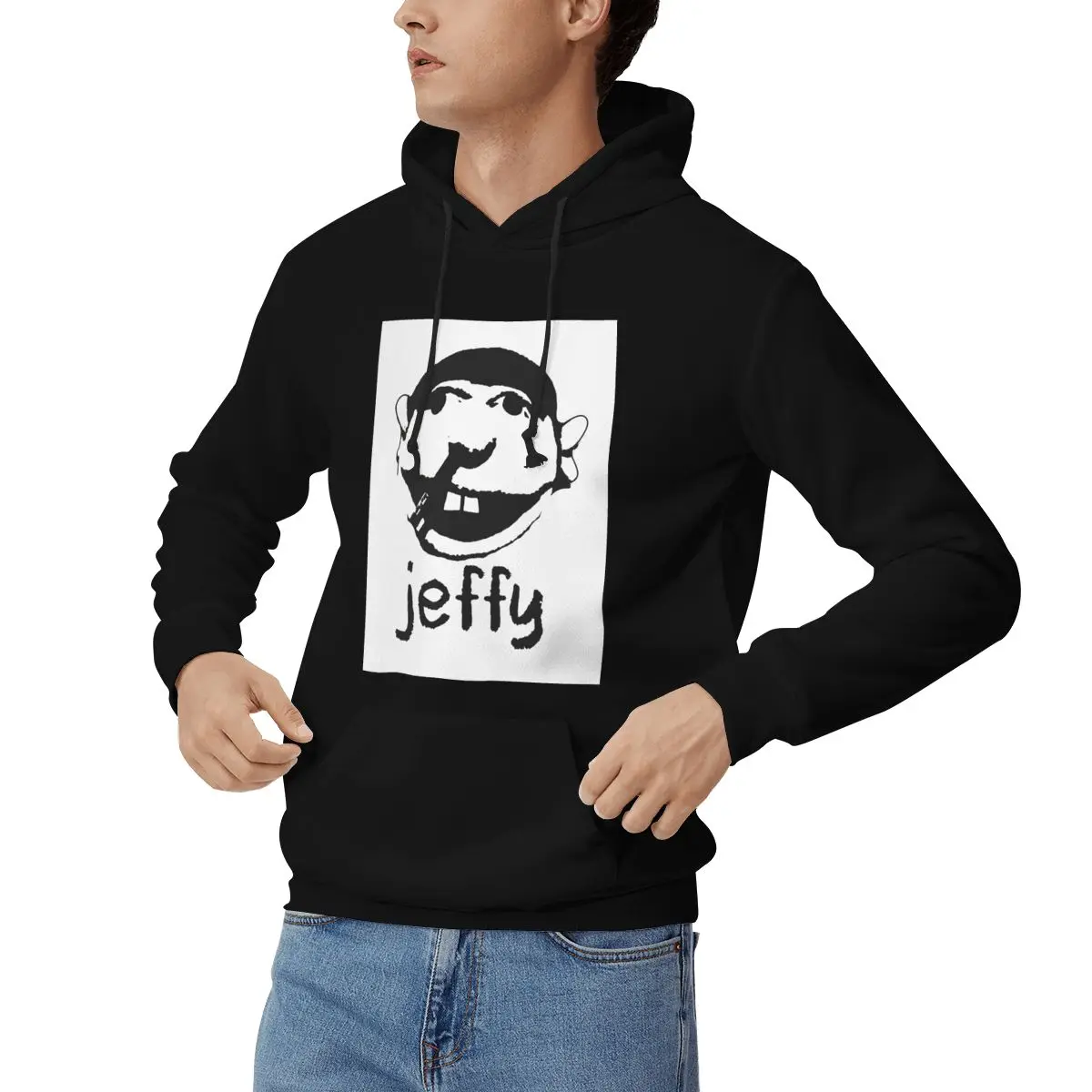 Jeffy Face Sml Rapper Hoodies Men Women Casual Pullover Sweatshirt Fashion Long Sleeve Hooded Autumn Winter