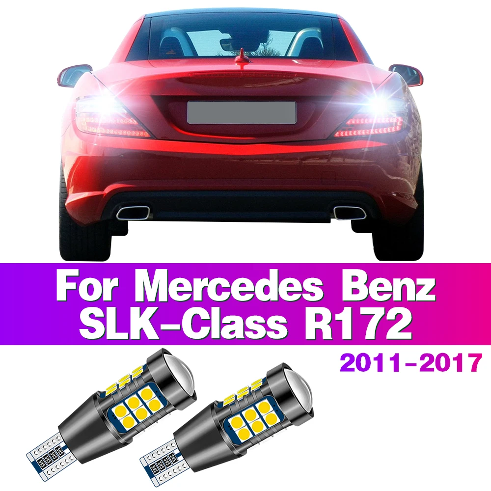 2X LED Car Reverse Lights T15 W16W Lamp External Auto Accessories For Mercedes Benz M Class W166 2011 2012 2013 2014 2015