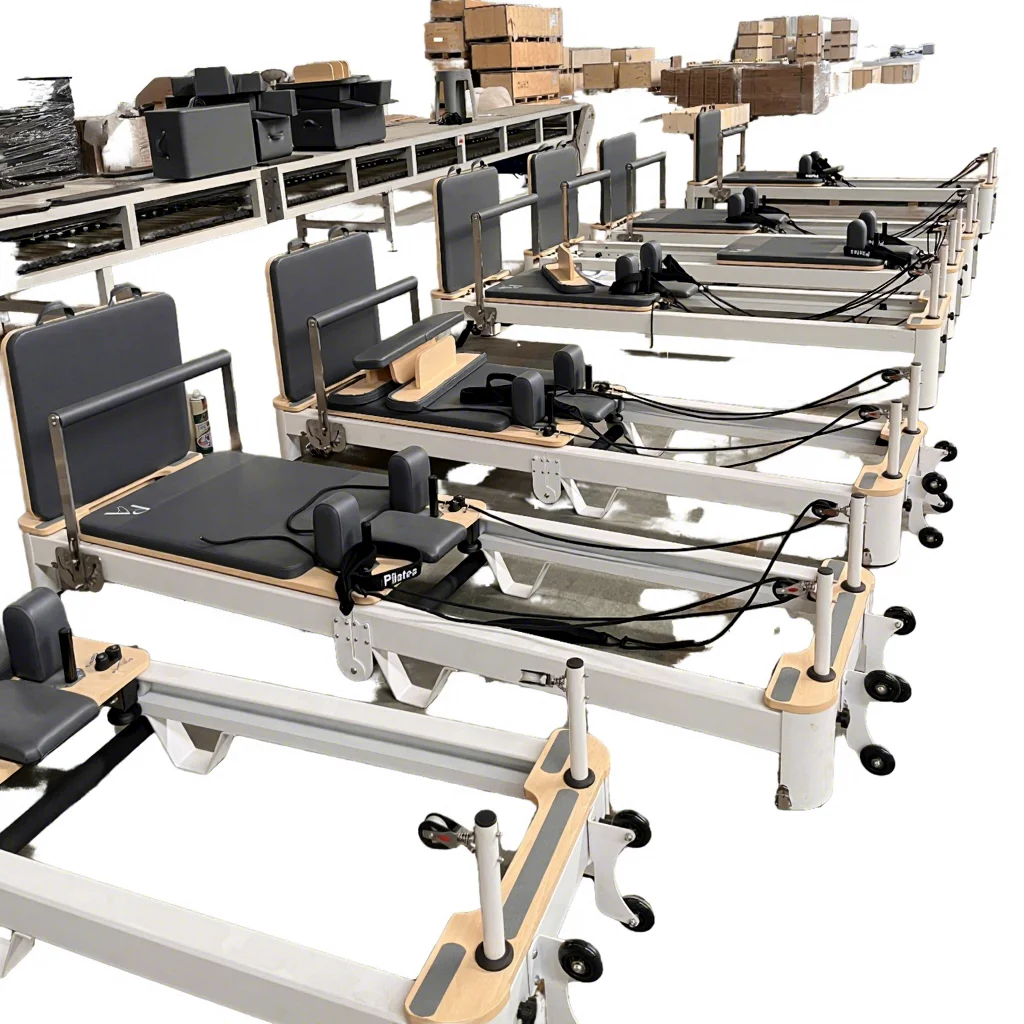 

CE Adjustable Portable and Durable Pilates Reformer Core Bed Aluminum Alloy for Home Studio Use