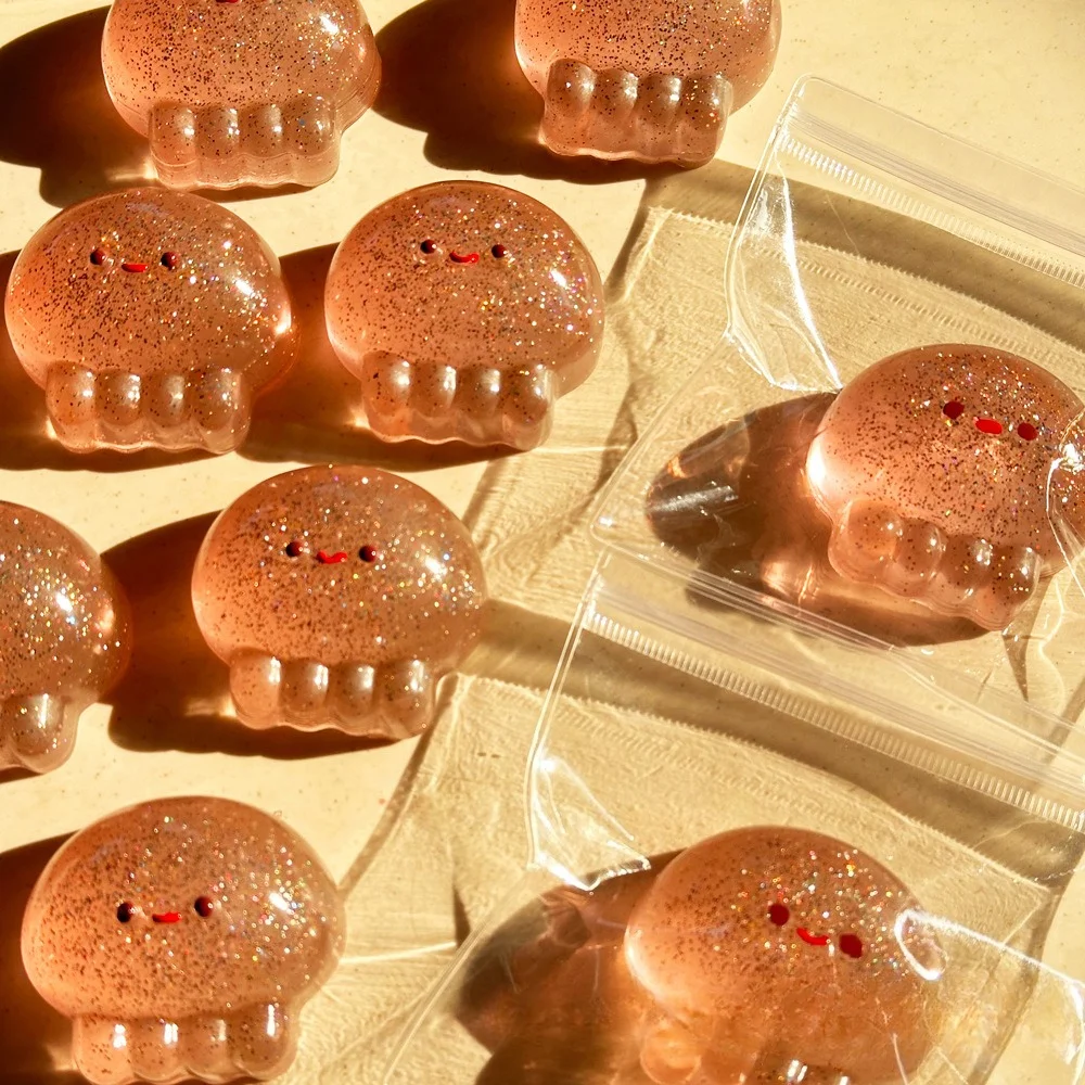 Kwallen Squishy Speelgoed voor Stress Relief - Zacht Langzaam Stijgend Zintuiglijk Fidget Speelgoed Kawaii Feestartikelen voor Kinderen Volwassenen Verjaardagscadeaus