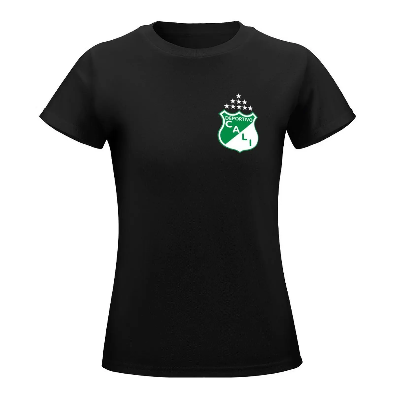 DEPORTIVO CALI t-shirt hipisowskie ubrania letni top grafika koreańska moda t-shirty dla kobiet luźny krój