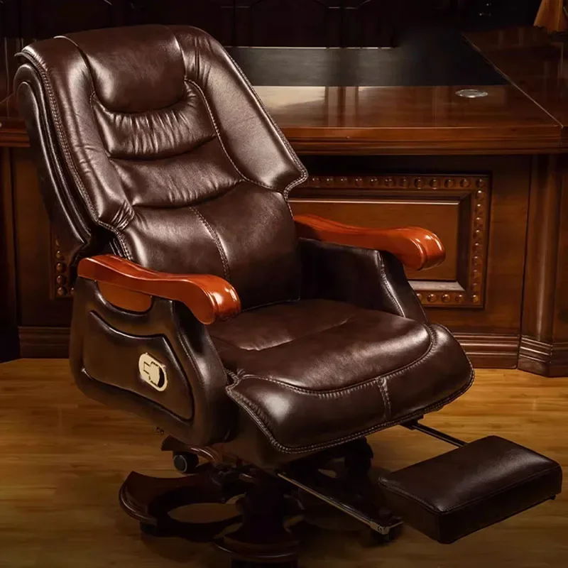 Massage Lounge Office Chair Chaise Swivel Leather Luxury Black Accent Conference Sillas De Oficina Room Furniture