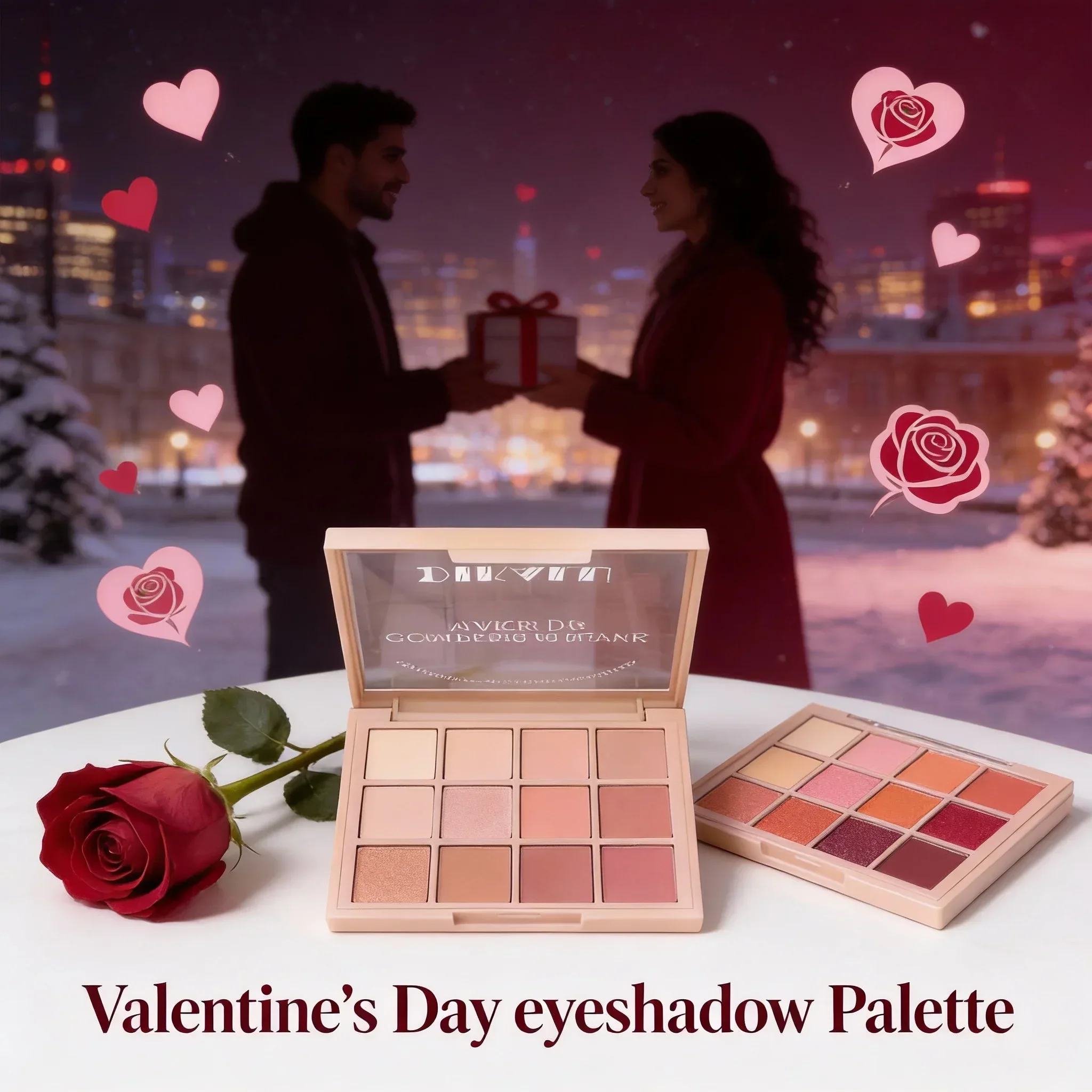 9 Colors Multifunctional Eyeshadow Palette Various Shades Long Lasting Moisturizing Women's Makeup Kit Eye Shadow Palettes