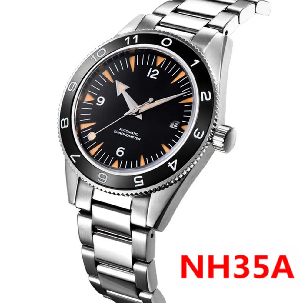 Corgeut Luxury Men's Diver Watch 41MM NH35 Automatic 100M Waterproof Sapphire Crystal Military Sport Wristwatch  Ceramics Bezel