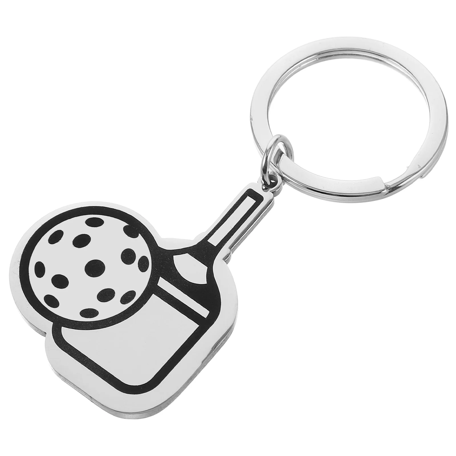 

Racket Keychain Cute Mini Stainless Steel Sports Party Favors Backpack Hanging Accessories Tennis Charm Gifts