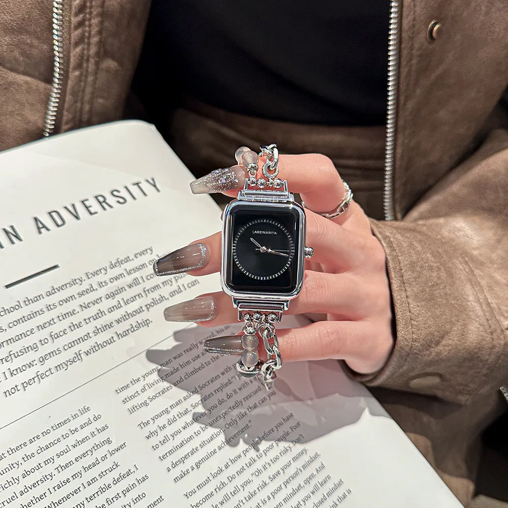 Orologio da polso da donna con strass da lavoro di moda di lusso per orologio da donna al quarzo da donna in acciaio inossidabile