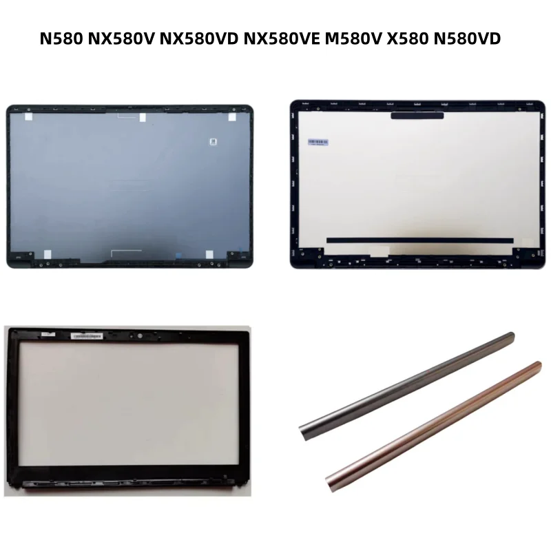 New Laptop LCD Back Cover Case Bezel Front Frame Housing case For N580 NX580V NX580VD NX580VE M580V X580 N580VD Shell