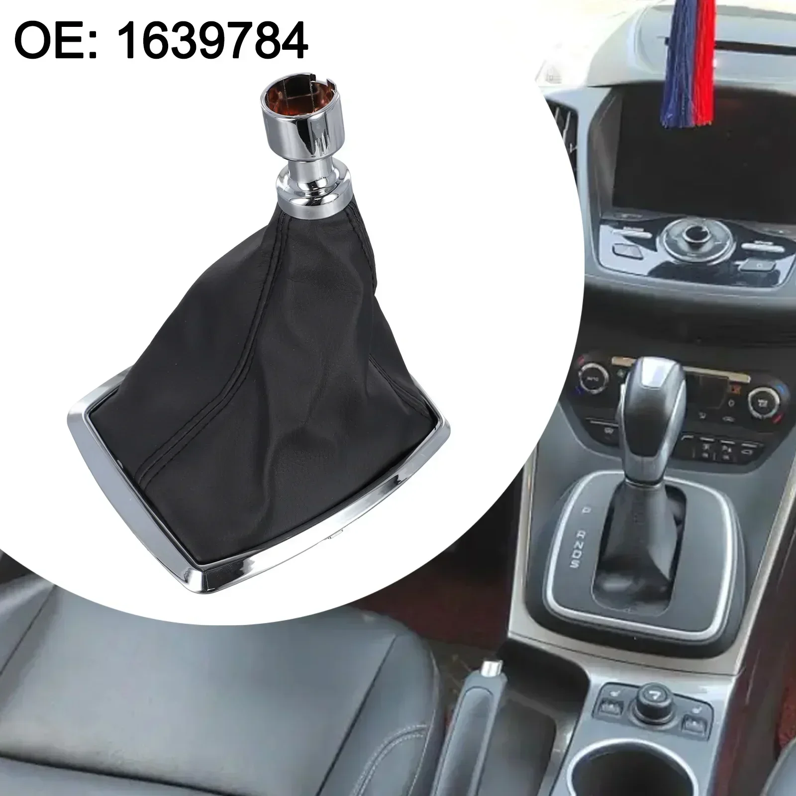 

Manual Gearshift Boot Dust Cover for Ford For Kuga C MAX 2007 2012 OEM Number 1639784 Replacement Installation
