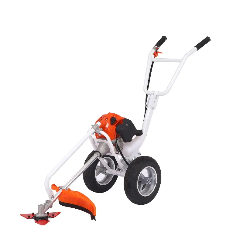 Micro-plowing ditch hand-pulled soil trimmer for agricultural orchardspush-type lawn mower,multifunctional weed cutter