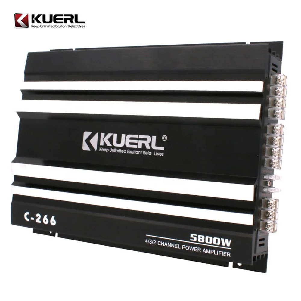 Wholesale 2025 Professional Car Amplifier 12v 5800W Class AB Full Rang Power Amplifier 4 Channel Car Audio Amplifier for car
