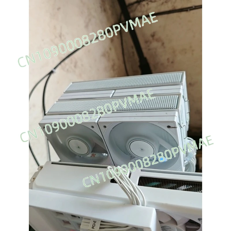 JF15K Dual Tower 10CM4 Fan Does Not Block Memory 6 Heat Pipe PWM Air Cooling Heat Dissipation CPU Radiator