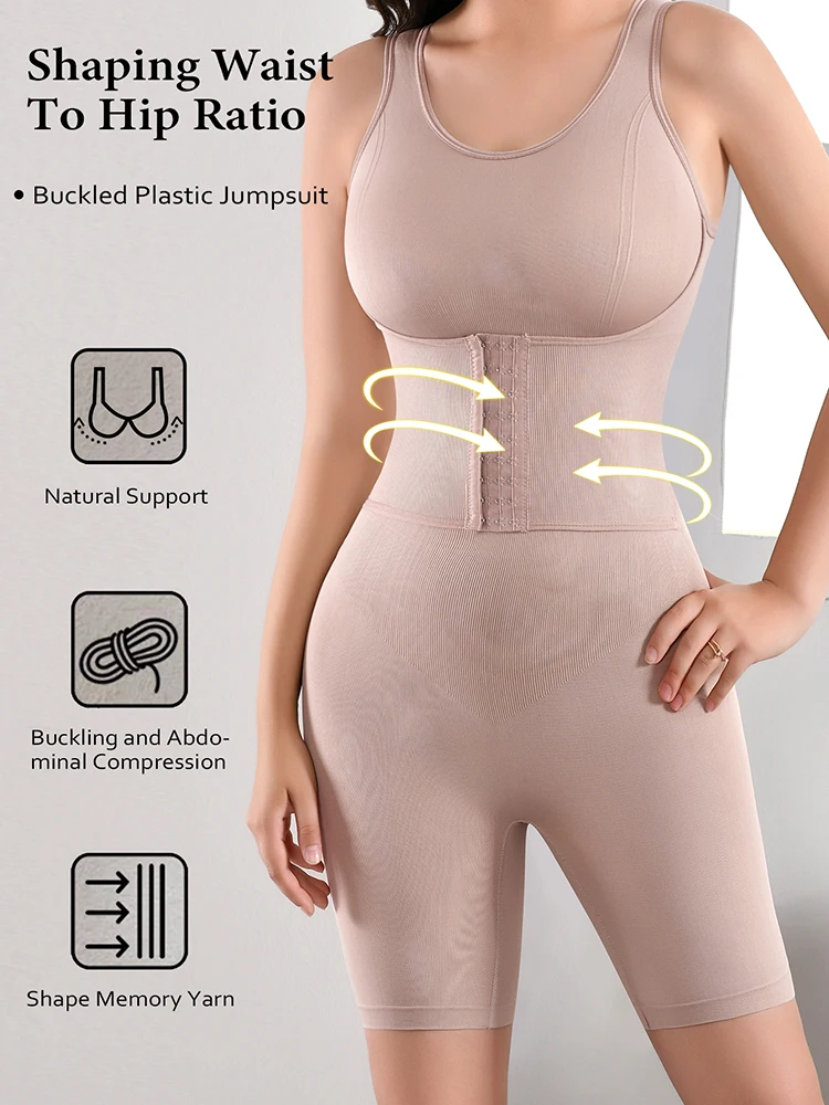 النساء مزدوجة الصدر كامل محدد شكل الجسم البطن تحكم بعقب رافع فاجا ملابس داخلية ارتداءها سلس مفتوحة المنشعب ملابس داخلية للتنحيل #1