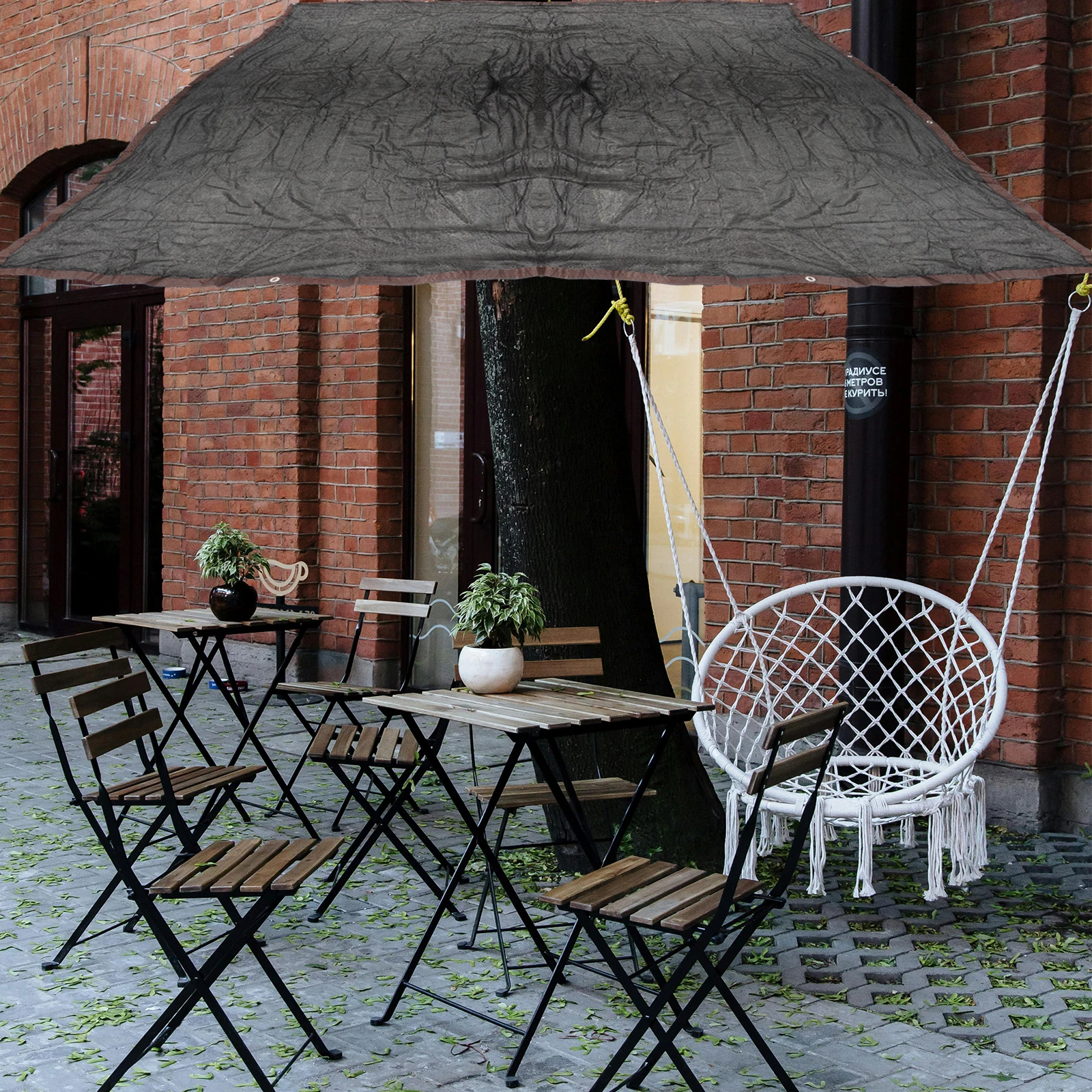 

1pc Thick Shading Net Black Sunscreen for Garden UV Resistant Waterproof Insulation Mesh Tarp Quick Dry Lightweight Rot Mould