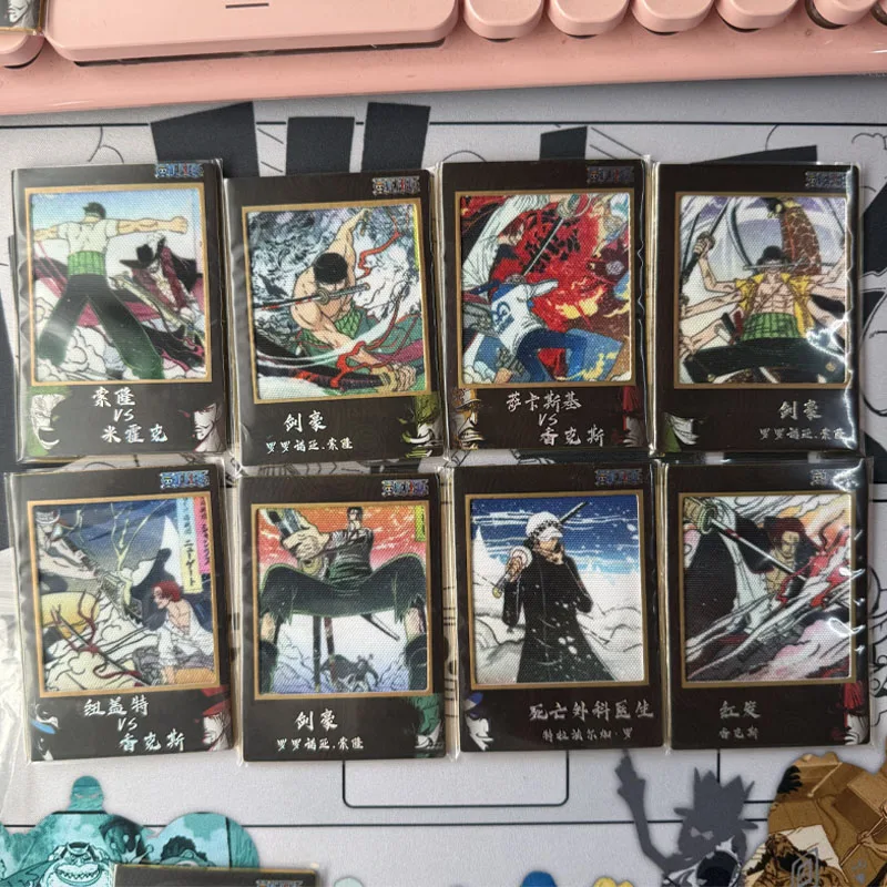 

Аниме One Piece Roronoa Zoro Trafalgar D Water Law Shanks Limited Card Collection Карты Рождественские подарки на день рождения Детские игрушки