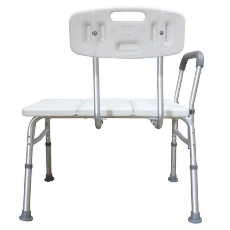 

Medical Bathroom Safety Shower Tub Aluminium Alloy Bath Chair Transfer Bench with Wide Seat & Padded Handle