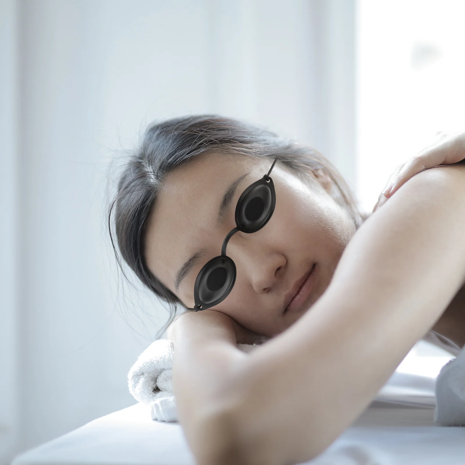 

Teeth Whitening Protective Glasses Red For Uv Led Therapy Black Eye Protection Ipl Glasses Eye