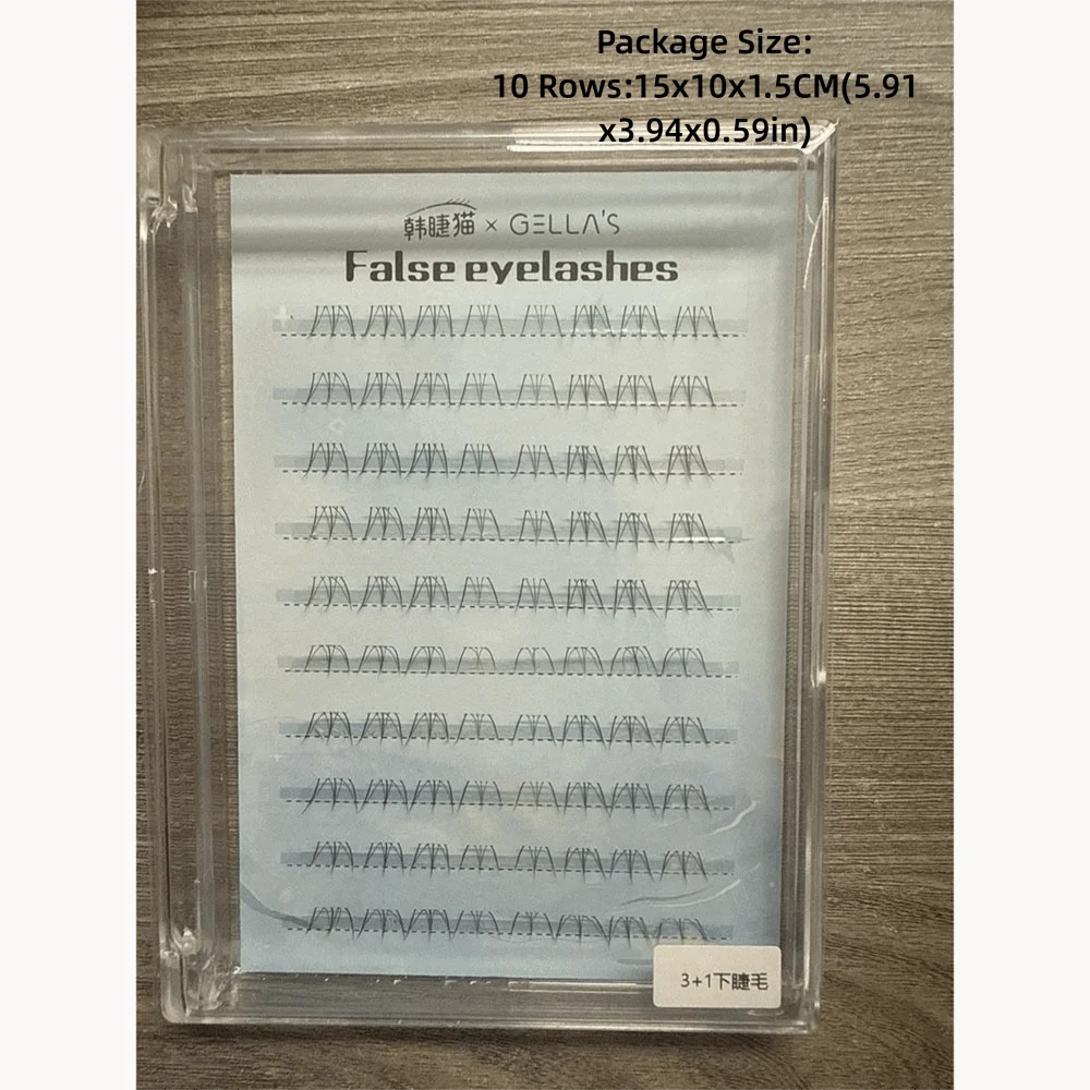 

Black Cat Eye Self Adhesive Lower False Eyelashes 5-6MM Gentle DIY Lashes Extension Eye Makeup Easy To Wear Lower Fake Eyelashes