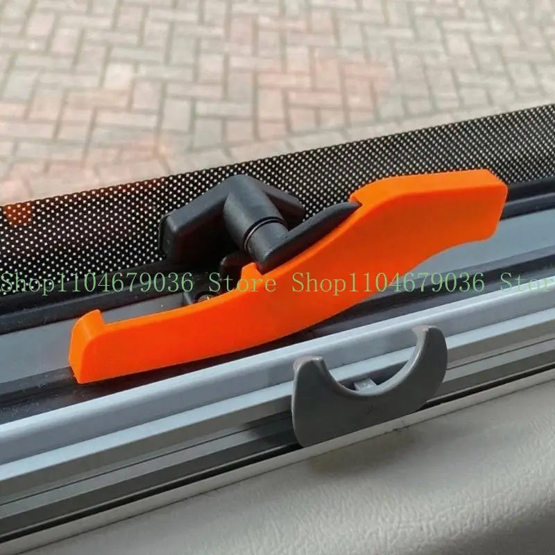 652F RVs Safety Accessory Plastic Window Locks Stop Catches Rotation To Improve Break In Prevention For Left/Right Side