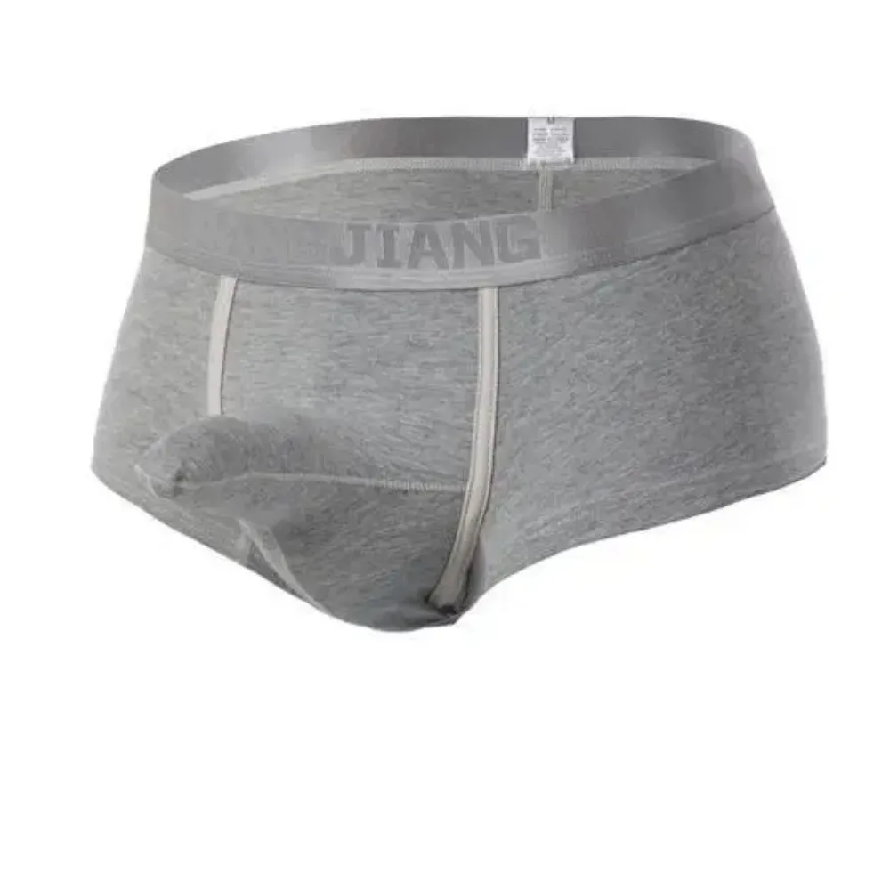 Cotton Boxers Men Underwear Boxer Soft Elephant Trunk Shorts Separation Boxer Elephant Nose Sexy Panties Male Penis Underpants