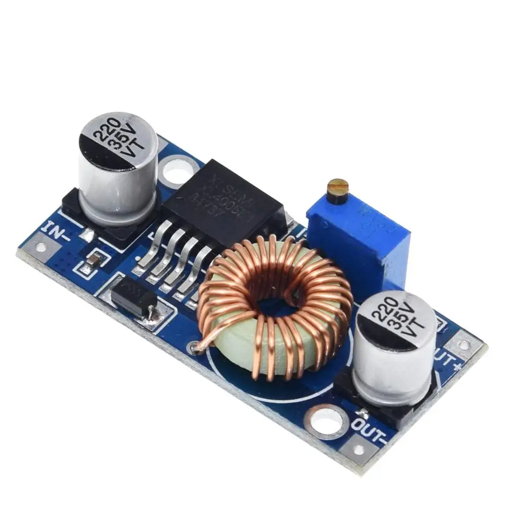 TZT XL4005 DSN5000 Beyond LM2596 DC-DC adjustable step-down 5A power Supply module,5A Large current Large power