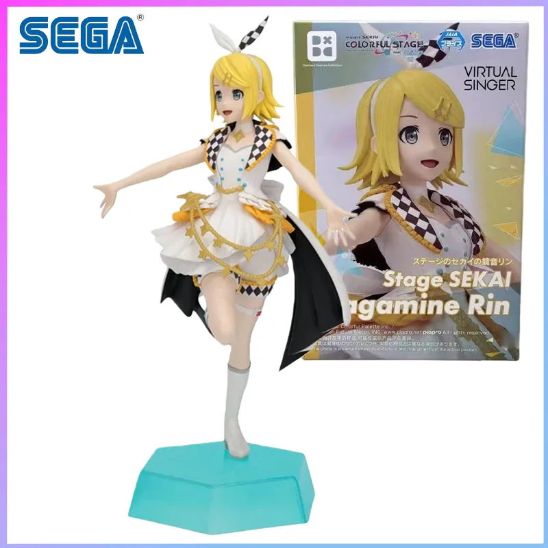 

SEGA В наличии Project Sekai Colorful Stage! Feat Hatsune Miku Kagamine Rin Desktop×Декорация коллекций в наличии оригинальный Kawaii