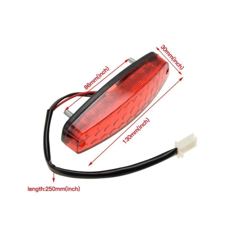 Off road motorcycle ATV beach bike accessories three wire 12V four-wheel vehicle rear brake light tail light For YAMAHA motor