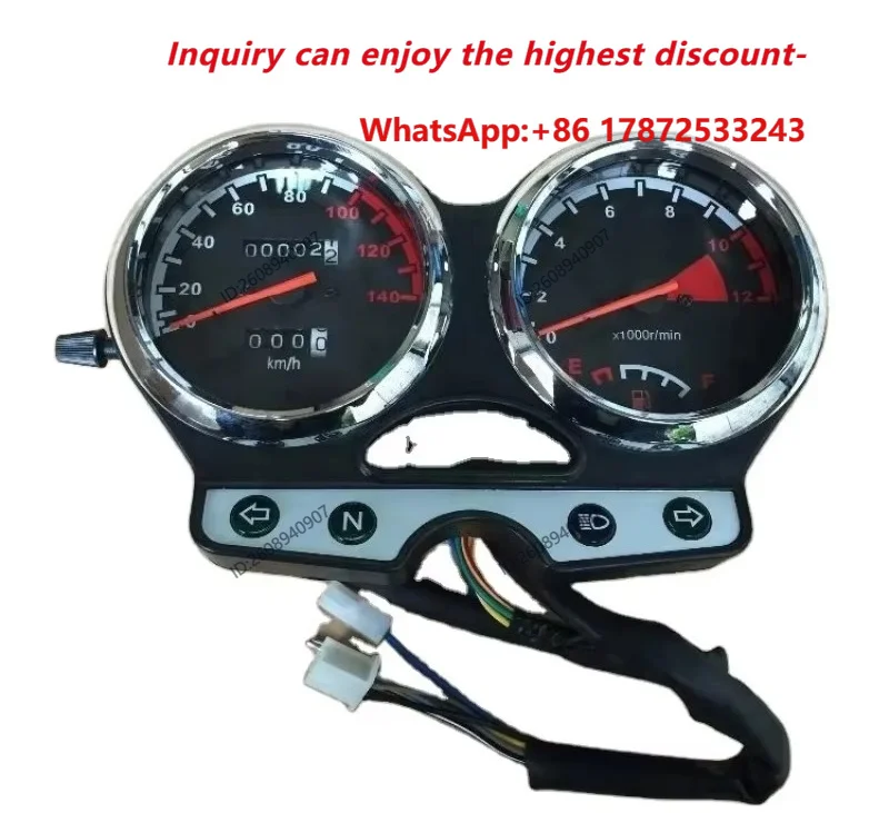 GT125 EN125 Motorcycle Speedometer Tachometer Mechanical Electronic Instrument Gauge