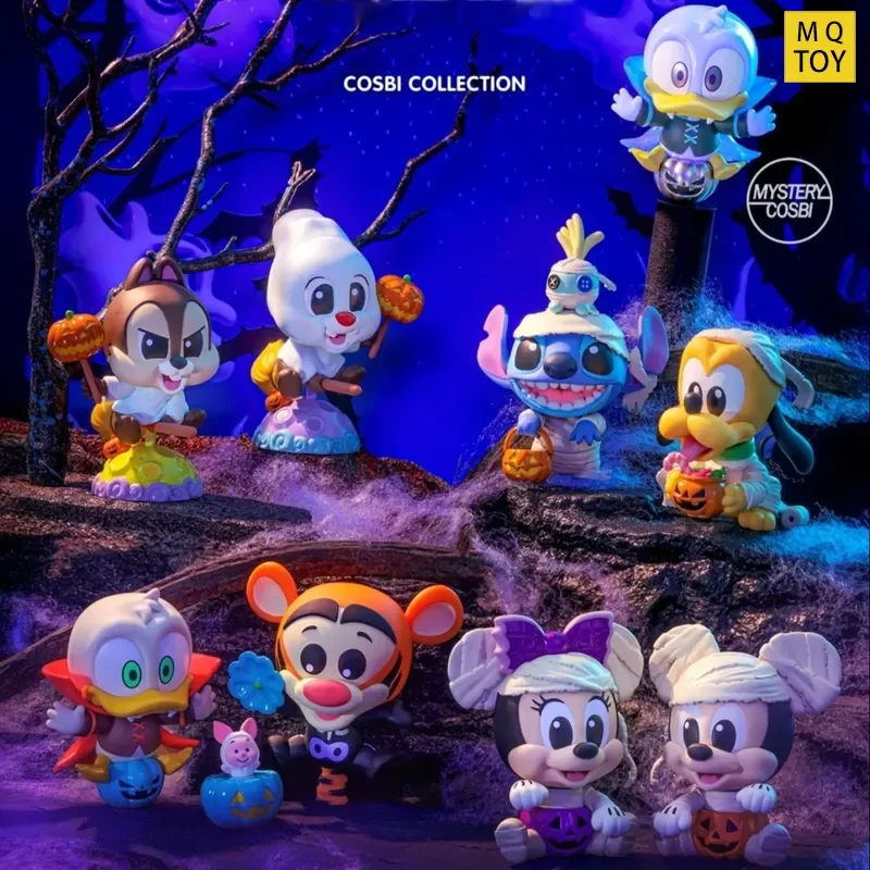 

Hottoys Stitch Рождественский кошмар часть 2, косби, слепая коробка, мини-фигурка, украшение с Микки, коллекционный загадочный подарок на Хэллоуин