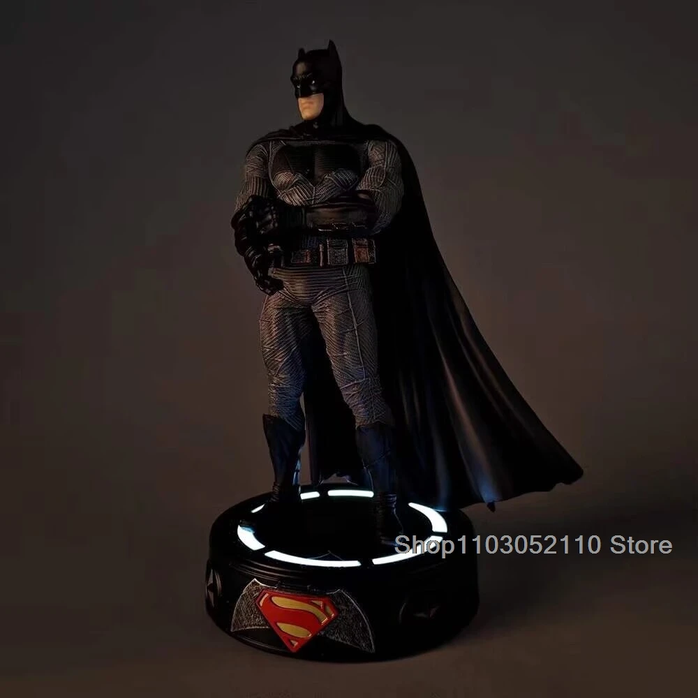 LED Justice League Batman Wonder Women Superman Figure Model Toy Superheroes Figure Collectible toys Birthday Gifts 20cm