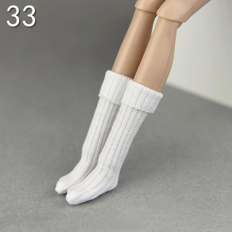 1/6 Scale Women's Girls  Middle Long Stockings Socks Model for 12''Figures Bodies DIY Accessories