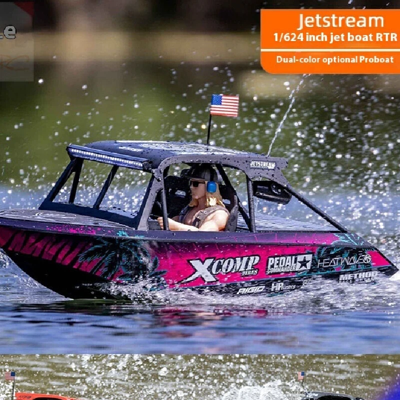 

Proboat 1/6 RTR Jetstream Simulation Jet Boat Shreddy 24 Inch Remote-Controlled Electric High-Speed Vehicles Model Boat Toy Gift