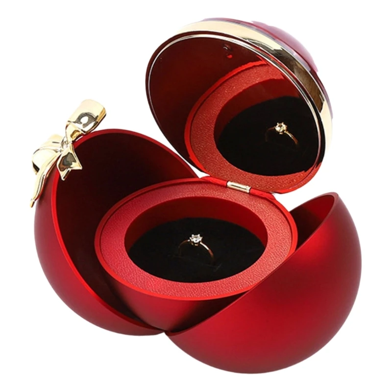 Realistic Rose Designs Rings Holder Rings Storage Box For Memorable Proposals Dropship
