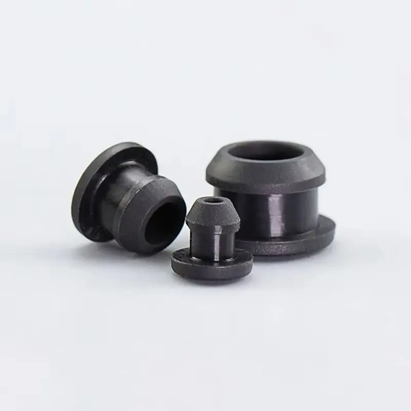 1/5/10/20 Stuks Zwart Siliconen Rubber Snap-on Gat Plug Blanking Eindkappen Afdichting Stopper 12.5 13 13.5 14 15 16 17 18 tot 30mm