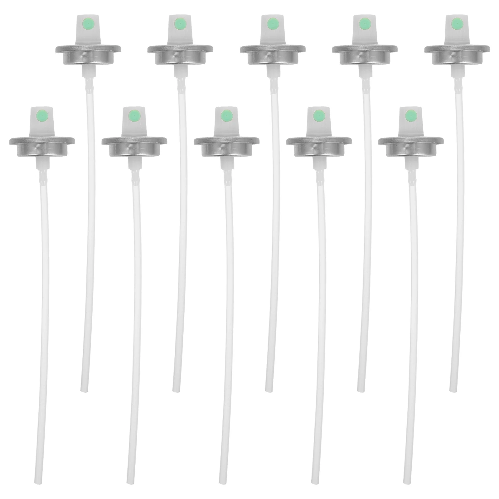 10 قطعة علبة الهباء الجوي فوهة رذاذ صمامات عالية الكفاءة رذاذ الطلاء فوهة تمديد محول استبدال خرطوم زجاجة البخاخ