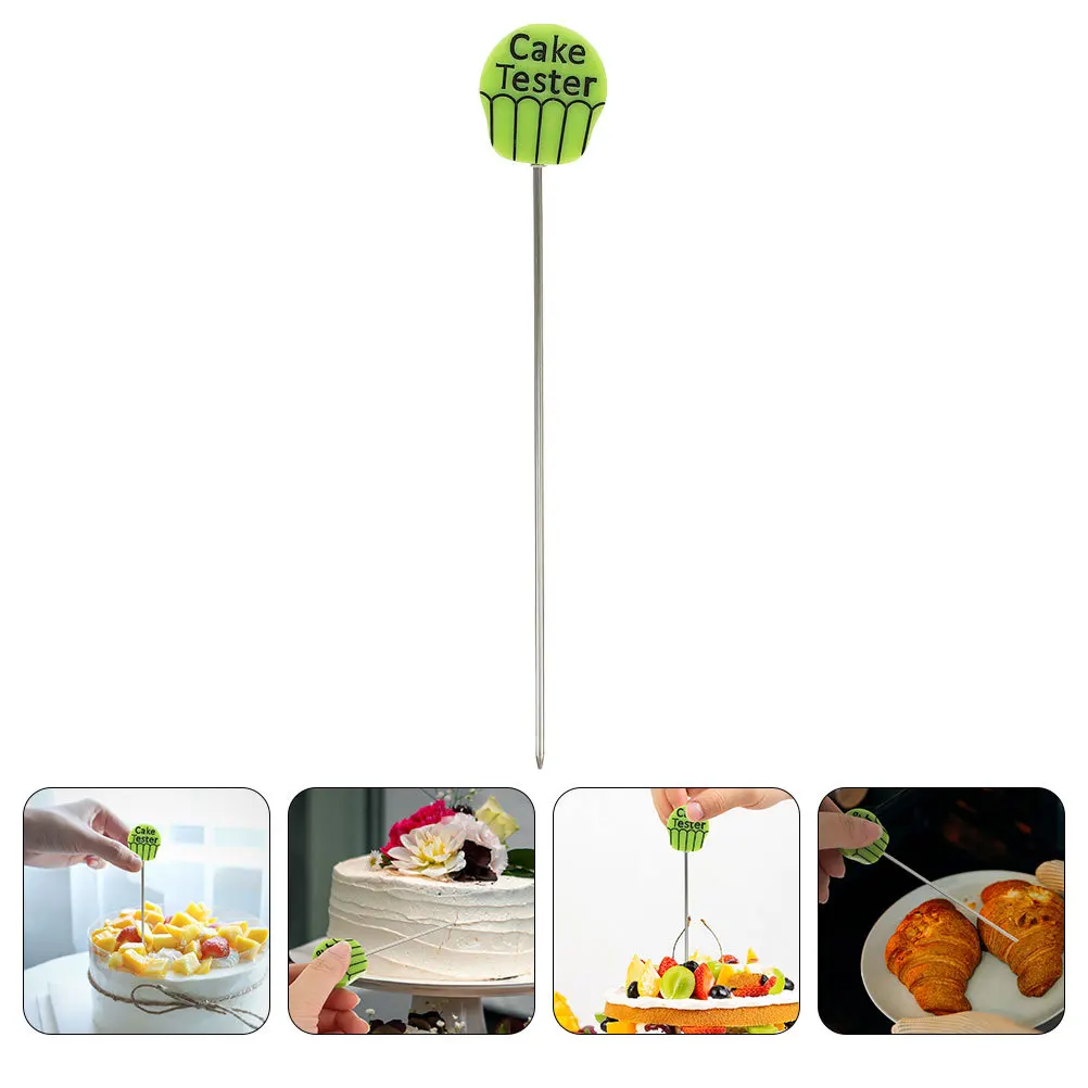 

1pcs Tester Stick Reusable Metal Cake Probe For Baking Bread Testing Needle Cake Test Tools Baking Test Tool Kitchen Bar Tools