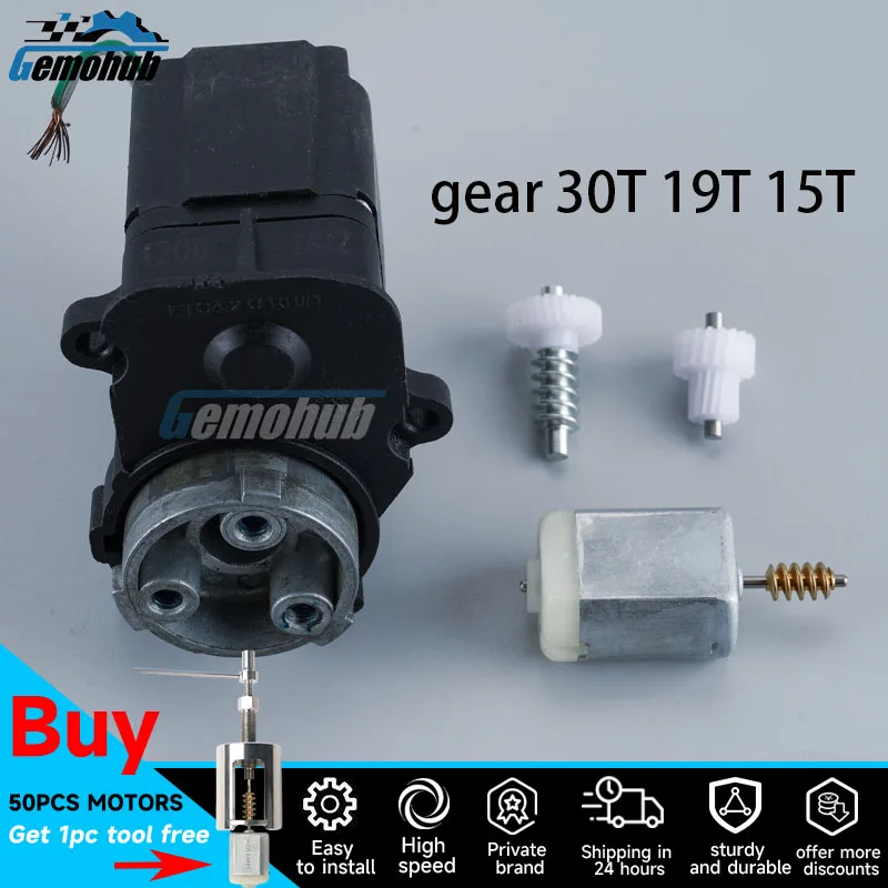 Gemohub Car Rearview folding Motor 12V DC gear 15T 19T 30T module new For Hyundai ix35 Santa Fe i30 Elantra i10 Car Accessories