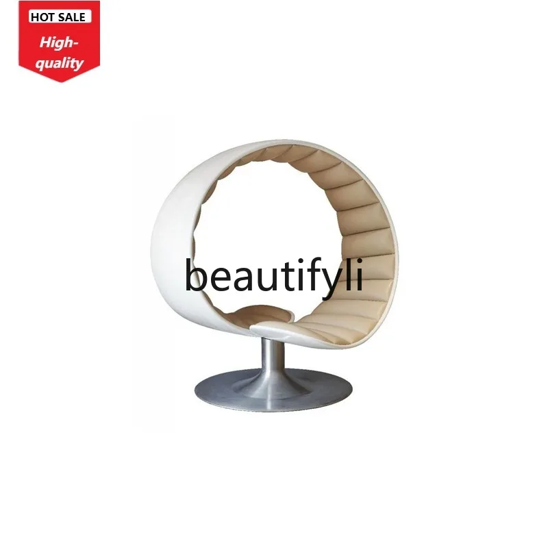 

Nordic Creative Art Glass Fiber Reinforced Plastic Round Double Seat Mall Exhibition Hall Reception Leisure Chair