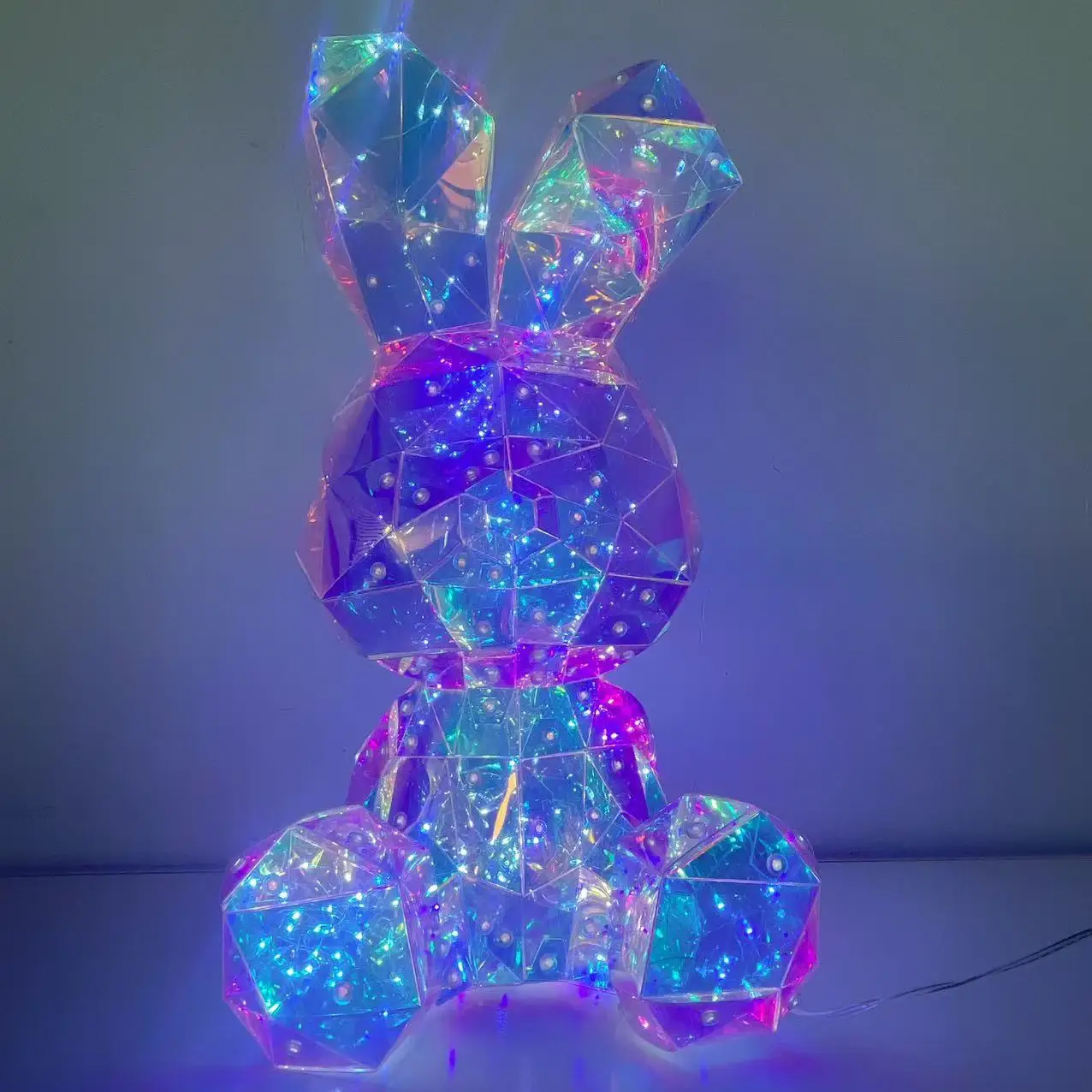 A Pack of Valentine's Day Birthday Confession Gifts, Cute Glowing Bunny Creative Gifts, Colorful Rabbit