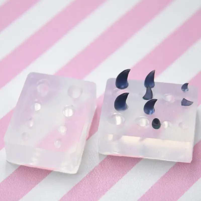   Tiny Size Devil Horn Silicone Mold Jewelry Making Resin Molds Animal Horn Mold