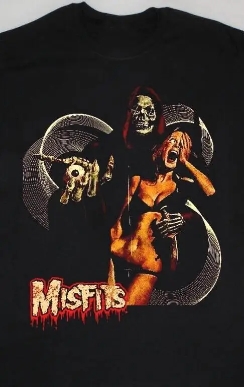 New Misfits Shirt Short Sleeve Black Size S to 2345 Xl Mens Shirt